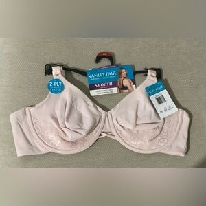 Women’s Vanity Fair Lace Detail Bra - Soft Pink
